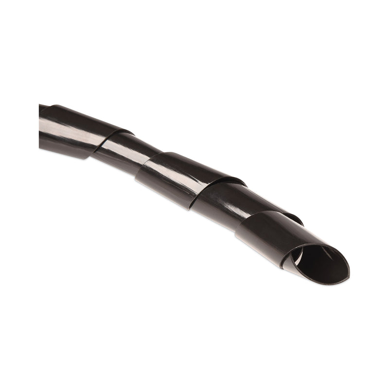 RCA Cable Management Spiral Wrap, 0.5" x 78", Black