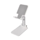 JENSEN Metal Foldable Portable Tablet/Phone Stand, White