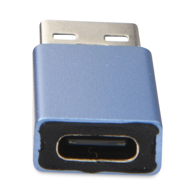 JENSEN USB-C Female to USB-A Male Adapter, Blue