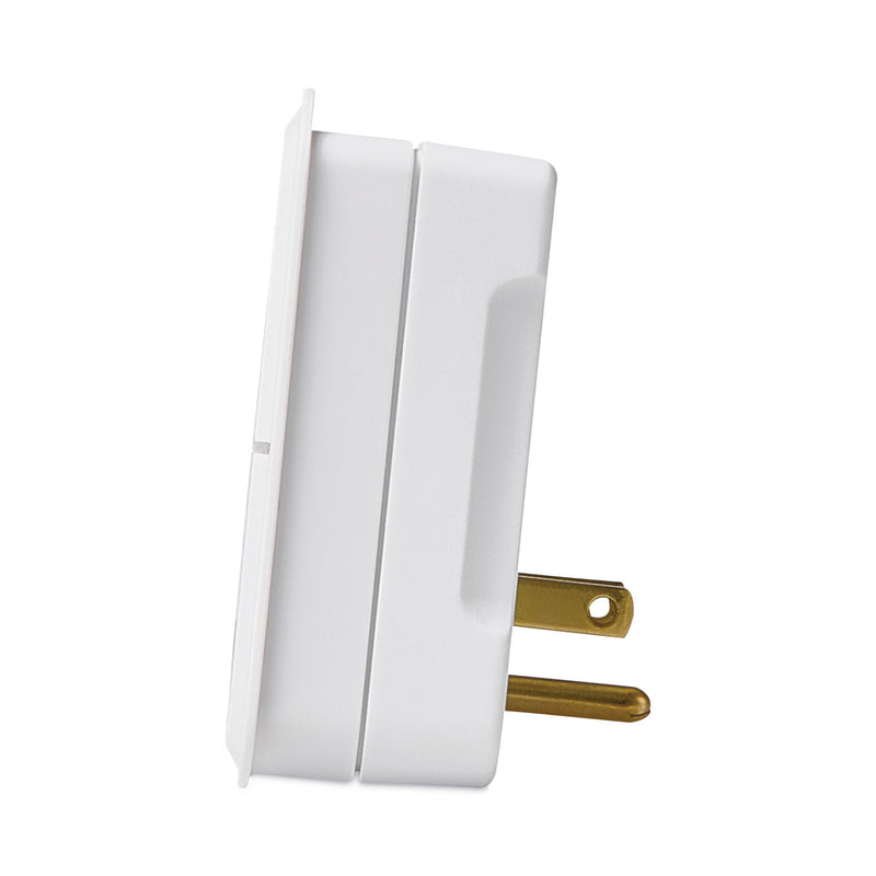 RCA 3-Outlet Wall Tap, White