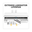 Fellowes Laminator Cleaning Sheets, 3 to 10 mil, 8.5" x 11", White, 10/Pack