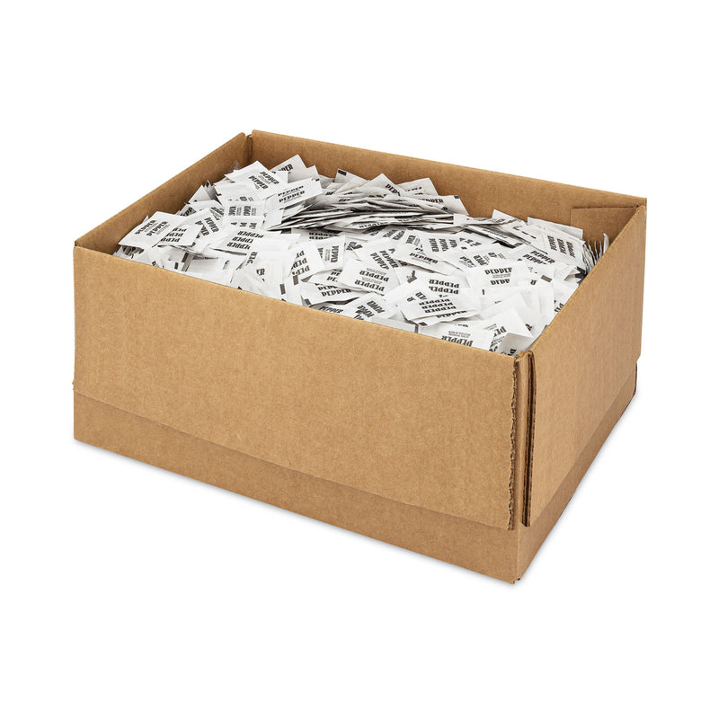 Office Snax Pepper Packets, 0.1 g Packet, 3,000/Carton