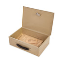 CONTROLTEK Heavy Duty Fire Retardant Box, 1 Compartment, 12.75 x 8.25 x 4, Sand