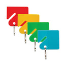 CONTROLTEK Key Tags, Blue/Green/Red/Yellow, 20/Pack, 3 Packs/Carton