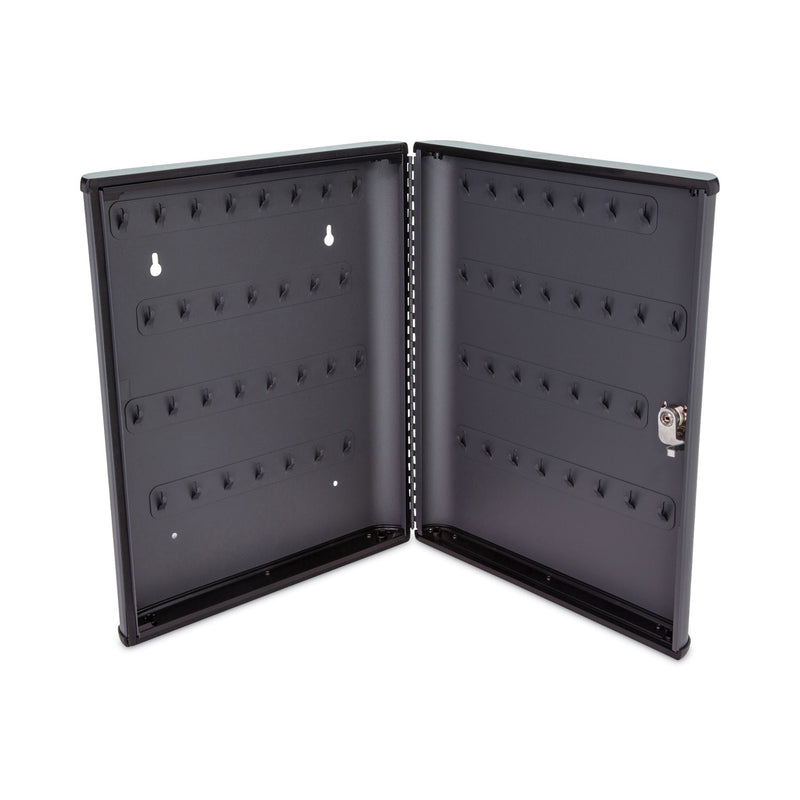 CONTROLTEK Key Lockable Key Cabinet, 60-Key, Metal, Charcoal Gray, 12 x 2.63 x 14.75