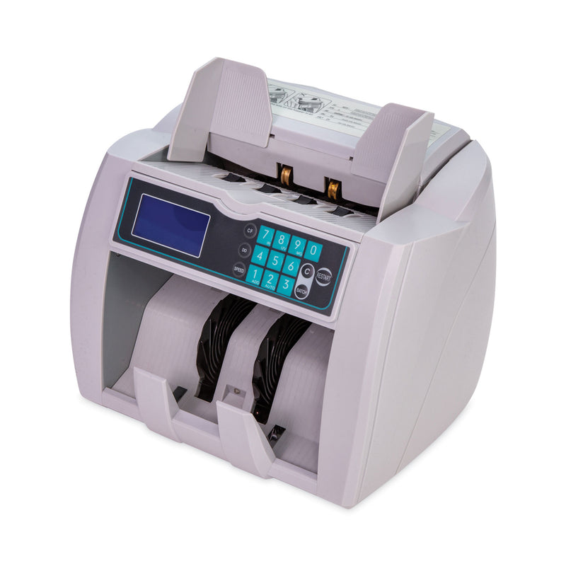 CONTROLTEK Bill Counter, 1,900 Bills/min, 10 x 13.6 x 11.6, White
