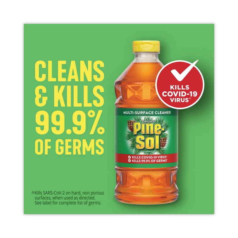 Pine-Sol All Purpose Cleaner, Original, 144 oz Bottle, 3/Carton