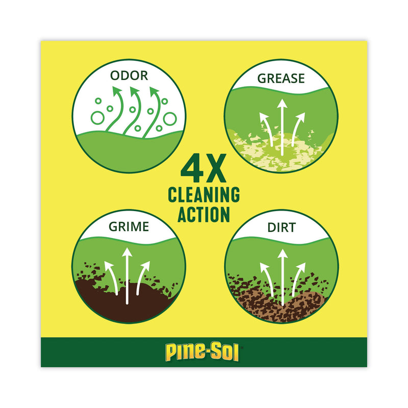 Pine-Sol All Purpose Cleaner, Original, 144 oz Bottle, 3/Carton