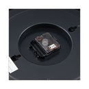 Universal Round Wall Clock, 13.5" Overall Diameter, Black Case, 1 AA (sold separately)