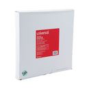 Universal Deluxe 13 1/2" Indoor/Outdoor Atomic Clock, 13.5" Overall Diameter, Black Case, 1 AA (sold separately)