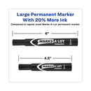 Avery MARKS A LOT Large Desk-Style Permanent Marker Value Pack, Broad Chisel Tip, Assorted Colors, 24/Set (98088)