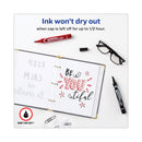 Avery MARKS A LOT Large Desk-Style Permanent Marker Value Pack, Broad Chisel Tip, Assorted Colors, 24/Set (98088)