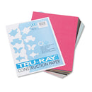 Pacon Tru-Ray Construction Paper, 76 lb Text Weight, 9 x 12, Assorted Standard Colors, 50/Pack
