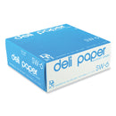 Durable Packaging Interfolded Deli Sheets, 10.75 x 6, Standard Weight, 500 Sheets/Box, 12 Boxes/Carton