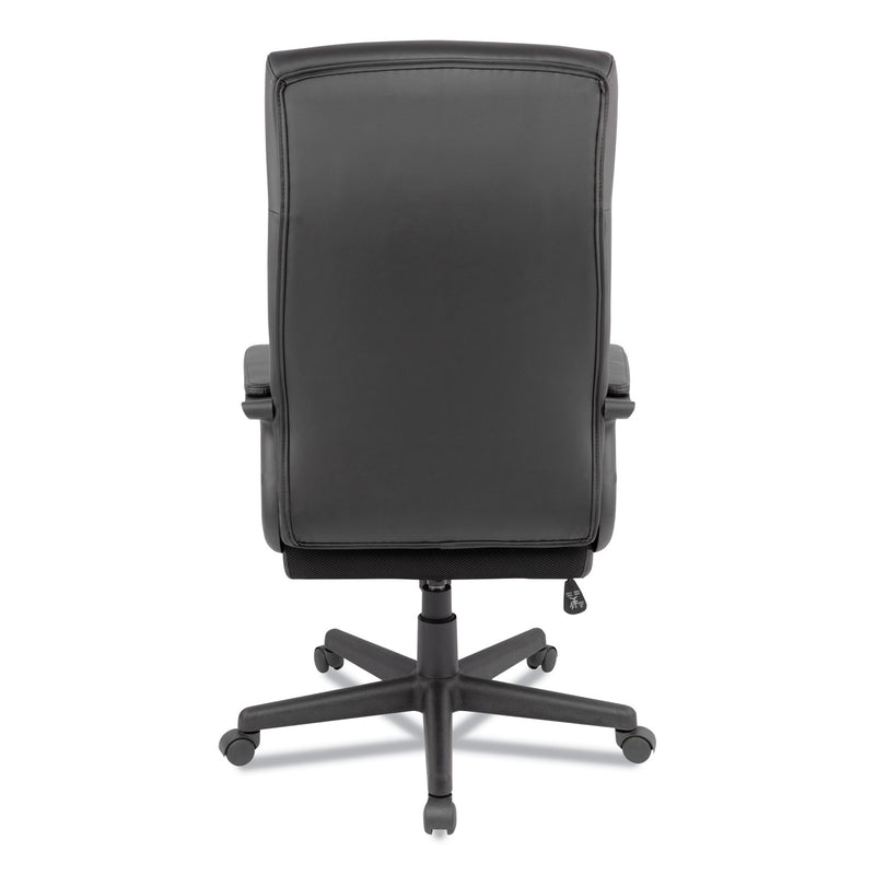 Alera Oxnam Series High-Back Task Chair, Supports Up to 275 lbs, 17.56" to 21.38" Seat Height, Black Seat/Back, Black Base