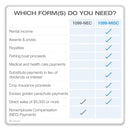 Adams 1099-MISC Five-Part Laser Forms and Envelopes, Five-Part Carbonless, 8.5 x 5.5, 10/Pack