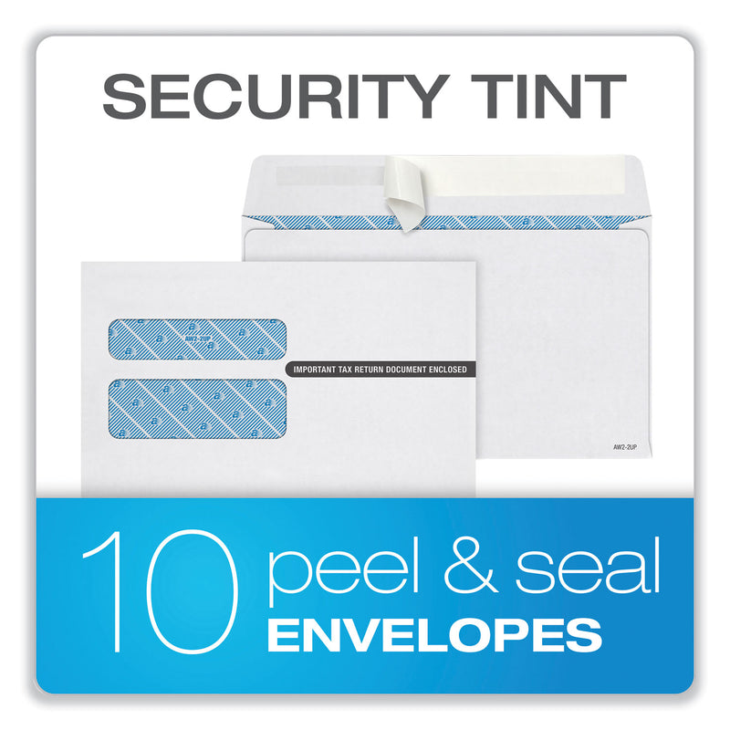 Adams Six-Part W-2 Online Tax Kit, Six-Part Carbonless, 5.5 x 8, 10/Pack