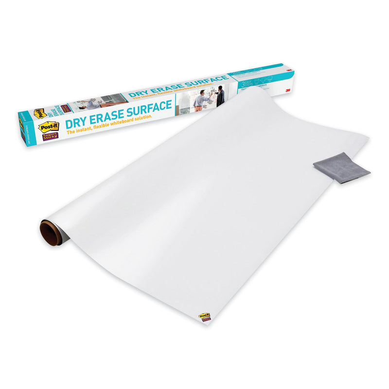 Post-it Dry Erase Surface with Adhesive Backing, 72" x 48", White