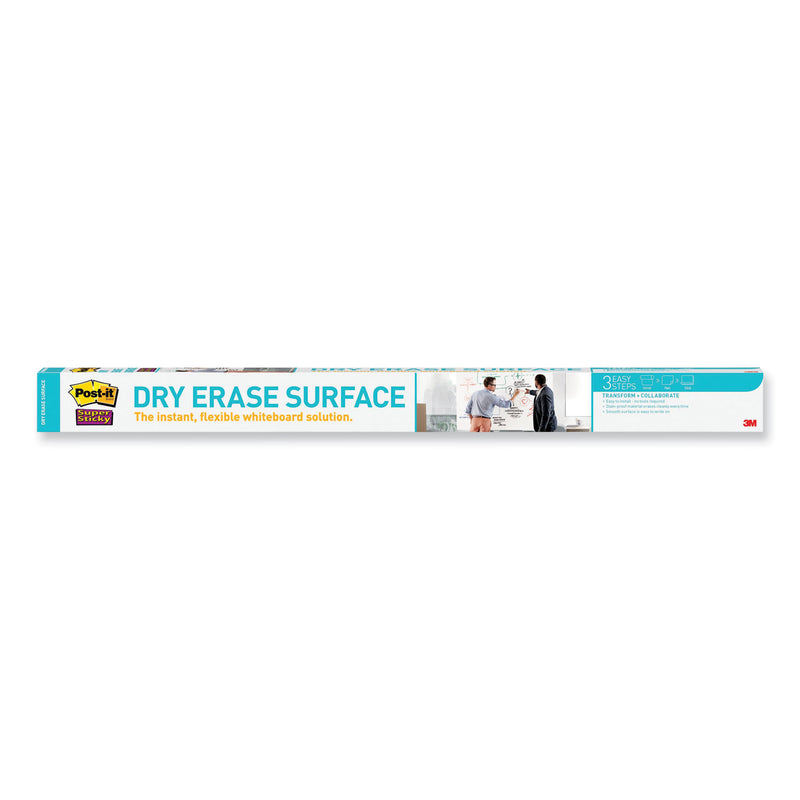 Post-it Dry Erase Surface with Adhesive Backing, 72" x 48", White