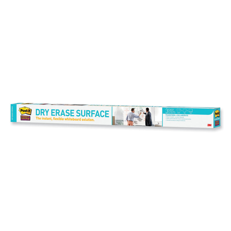 Post-it Dry Erase Surface with Adhesive Backing, 72" x 48", White