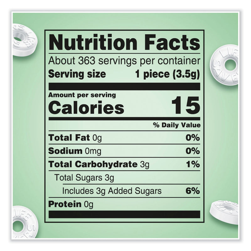 LifeSavers Hard Candy Mints, Wint-O-Green, 44.93 oz Bag