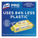LYSOL Disinfecting Wipes Flatpacks, 6.69 x 7.87, Lemon and Lime Blossom, 80 Wipes/Flat Pack