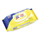 LYSOL Disinfecting Wipes Flatpacks, 6.69 x 7.87, Lemon and Lime Blossom, 80 Wipes/Flat Pack, 6 Flat Packs/Carton