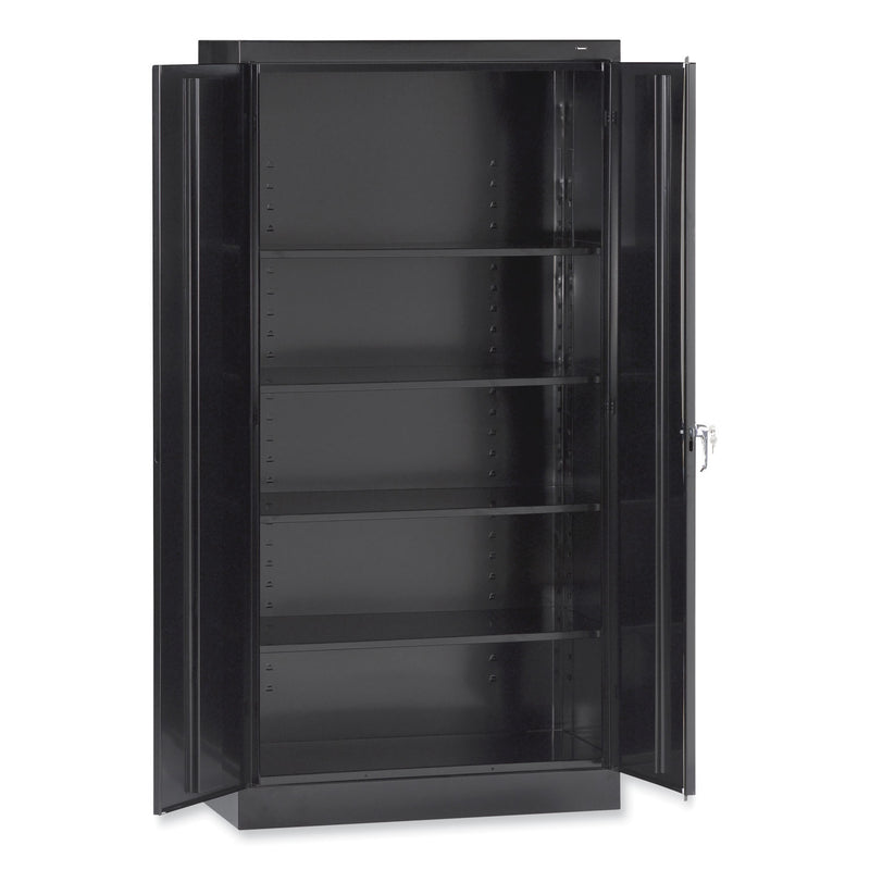 Tennsco 72" High Standard Cabinet (Unassembled), 36 x 18 x 72, Black