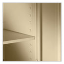 Tennsco 72" High Standard Cabinet (Unassembled), 36 x 24 x 72, Light Gray