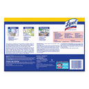 LYSOL Disinfecting Wipes, 7 x 7.25, Lemon and Lime Blossom, 80 Wipes/Canister, 3 Canisters/Pack, 2 Packs/Carton