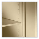 Tennsco 72" High Standard Cabinet (Assembled), 30 x 15 x 72, Black