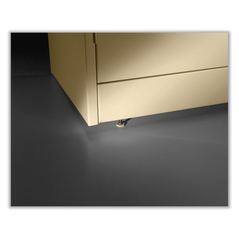 Tennsco Deluxe Combination Wardrobe/Storage Cabinet, 36w x 18d x 78h, Putty