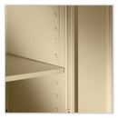 Tennsco 72" High Standard Cabinet (Unassembled), 36 x 18 x 72, Light Gray