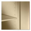 Tennsco 72" High Standard Cabinet (Unassembled), 36 x 18 x 72, Putty
