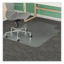 deflecto SuperMat Frequent Use Chair Mat for Medium Pile Carpet, 46 x 60, Wide Lipped, Clear