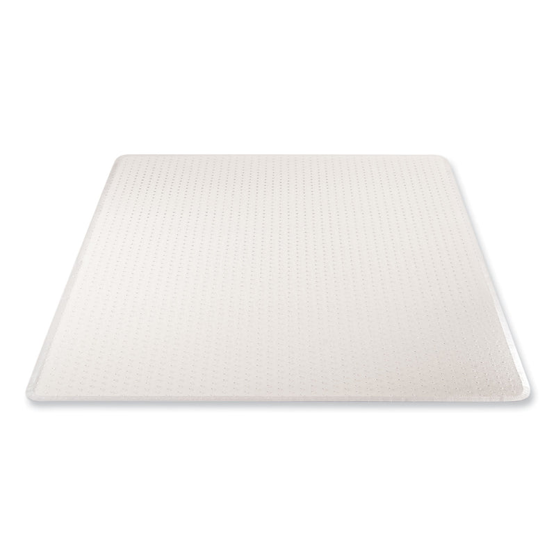 deflecto ExecuMat All Day Use Chair Mat for High Pile Carpet, 46 x 60, Rectangular, Clear