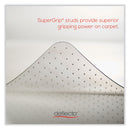 deflecto DuraMat Moderate Use Chair Mat for Low Pile Carpet, 36 x 48, Rectangular, Clear