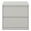 Alera Lateral File, 2 Legal/Letter-Size File Drawers, Light Gray, 30" x 18.63" x 28"