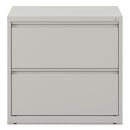 Alera Lateral File, 2 Legal/Letter-Size File Drawers, Light Gray, 30" x 18.63" x 28"
