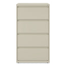 Alera Lateral File, 4 Legal/Letter-Size File Drawers, Putty, 30" x 18.63" x 52.5"
