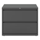 Alera Lateral File, 2 Legal/Letter/A4/A5-Size File Drawers, Charcoal, 36" x 18" x 28"