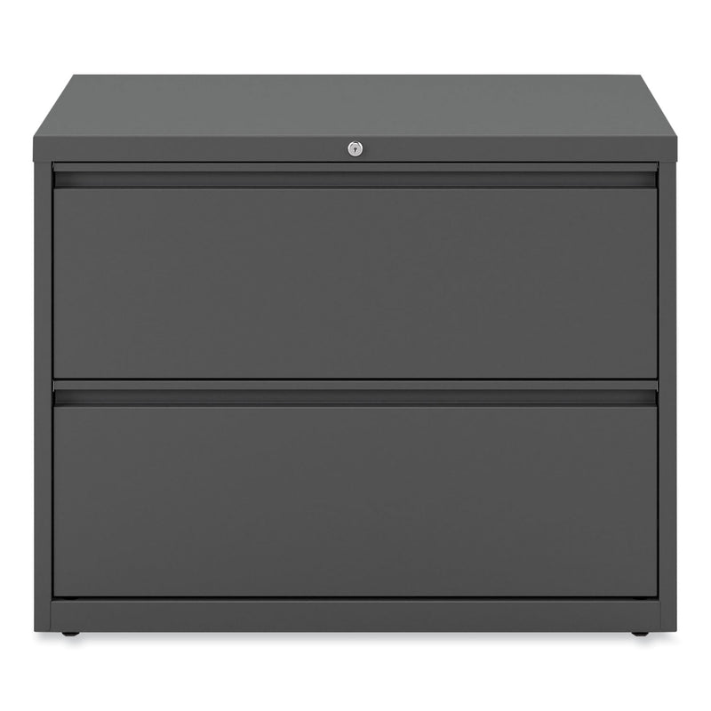 Alera Lateral File, 2 Legal/Letter/A4/A5-Size File Drawers, Charcoal, 36" x 18" x 28"