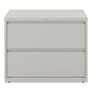 Alera Lateral File, 2 Legal/Letter-Size File Drawers, Light Gray, 36" x 18" x 28"