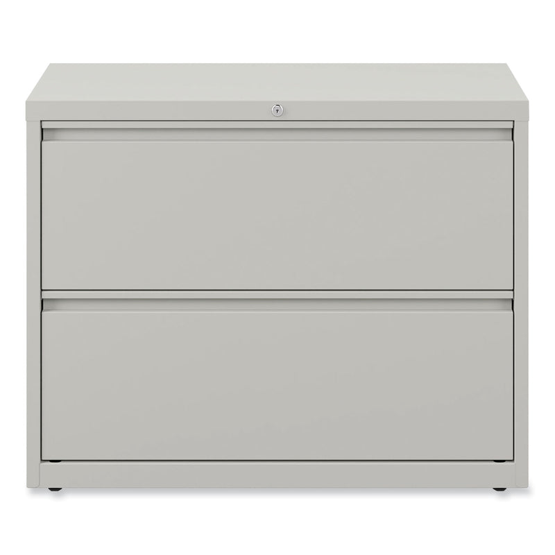 Alera Lateral File, 2 Legal/Letter-Size File Drawers, Light Gray, 36" x 18" x 28"