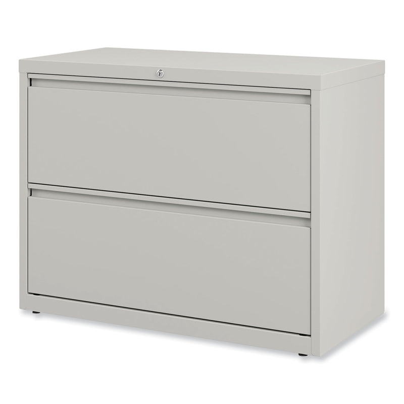 Alera Lateral File, 2 Legal/Letter-Size File Drawers, Light Gray, 36" x 18" x 28"