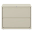 Alera Lateral File, 2 Legal/Letter-Size File Drawers, Putty, 36" x 18" x 28"