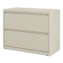 Alera Lateral File, 2 Legal/Letter-Size File Drawers, Putty, 36" x 18" x 28"