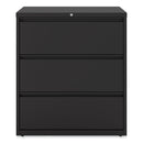 Alera Lateral File, 3 Legal/Letter/A4/A5-Size File Drawers, Black, 36" x 18.63" x 40.25"