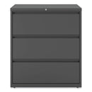 Alera Lateral File, 3 Legal/Letter/A4/A5-Size File Drawers, Charcoal, 36" x 18.63" x 40.25"