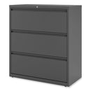 Alera Lateral File, 3 Legal/Letter/A4/A5-Size File Drawers, Charcoal, 36" x 18.63" x 40.25"